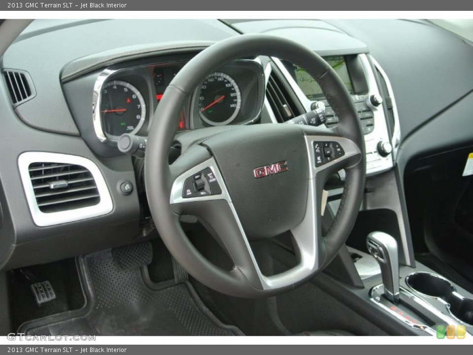 Jet Black Interior Steering Wheel for the 2013 GMC Terrain SLT #82838626