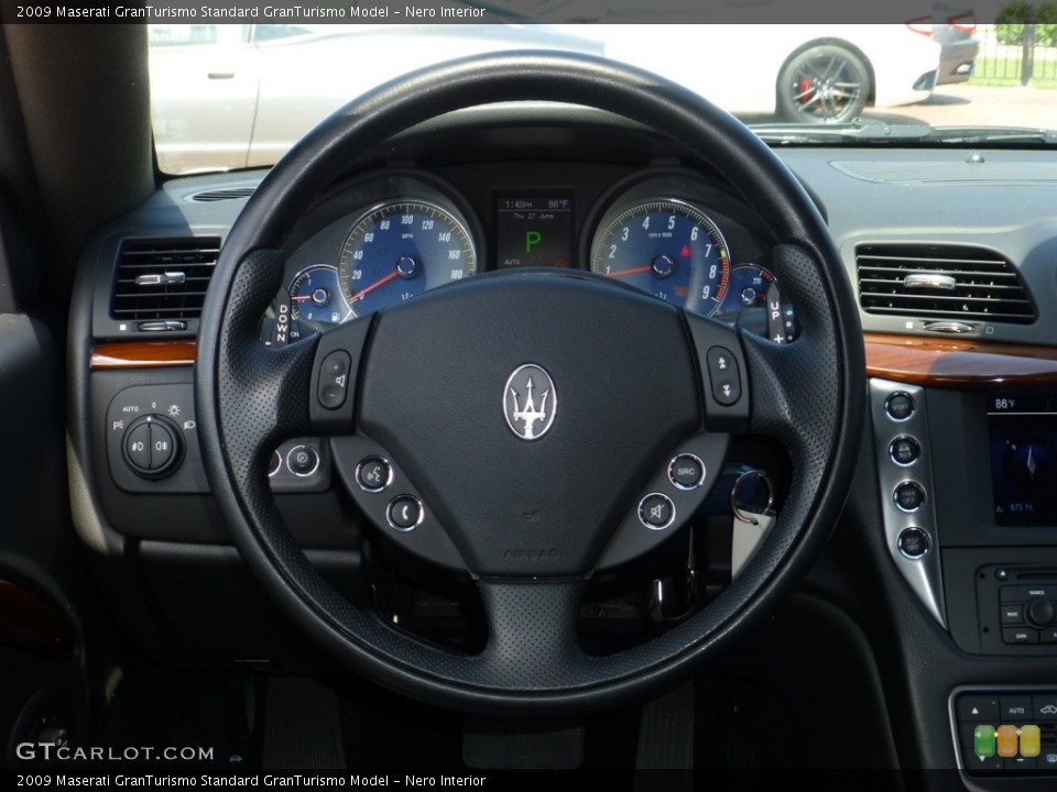 Nero Interior Steering Wheel for the 2009 Maserati GranTurismo  #82843099