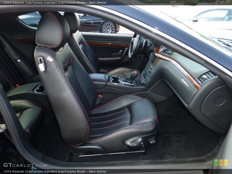 Nero Interior Front Seat for the 2009 Maserati GranTurismo  #82843231