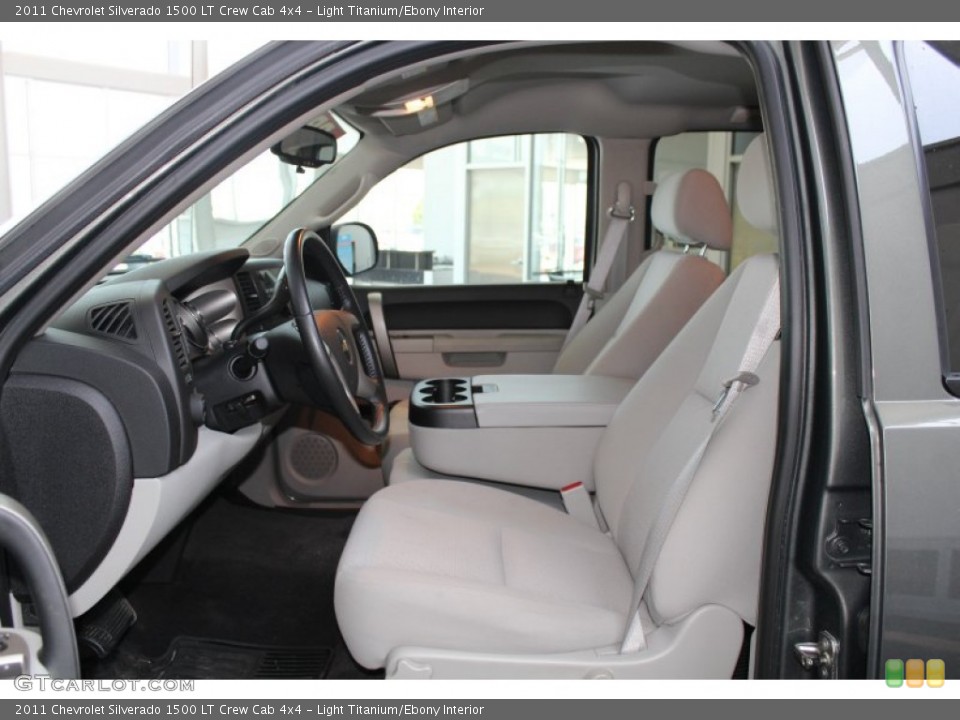 Light Titanium/Ebony Interior Front Seat for the 2011 Chevrolet Silverado 1500 LT Crew Cab 4x4 #82843831