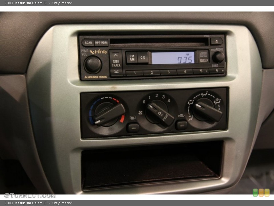 Gray Interior Controls for the 2003 Mitsubishi Galant ES #82845223