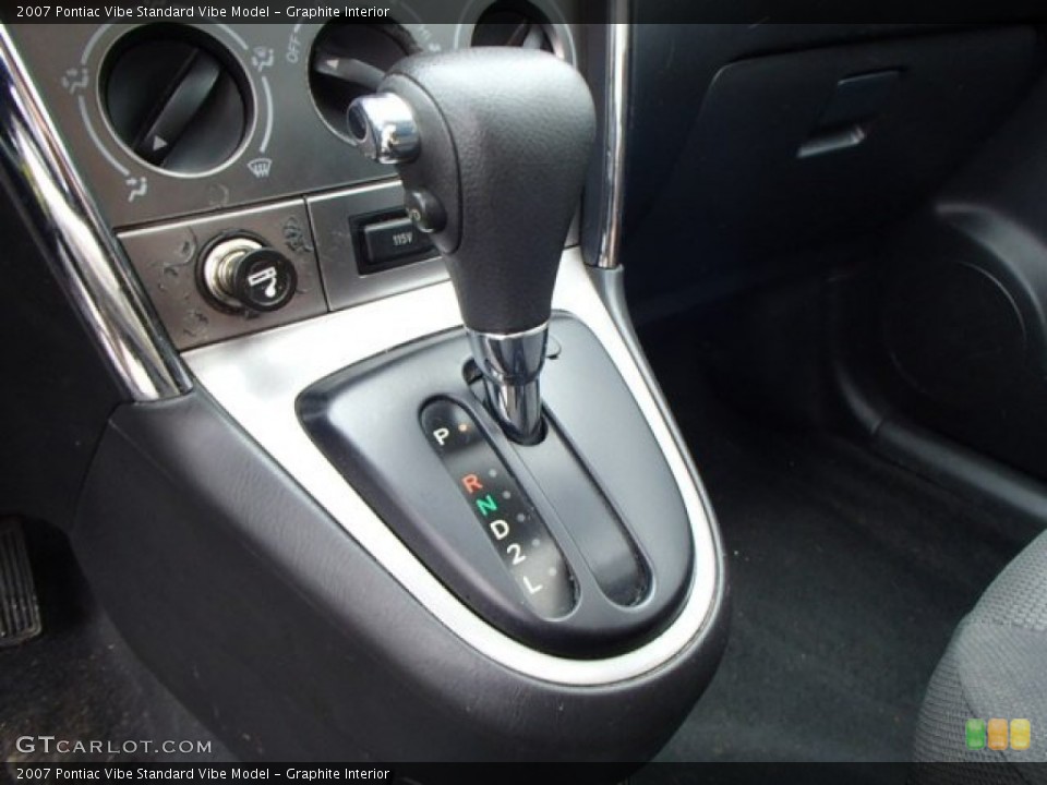 Graphite Interior Transmission for the 2007 Pontiac Vibe  #82849325