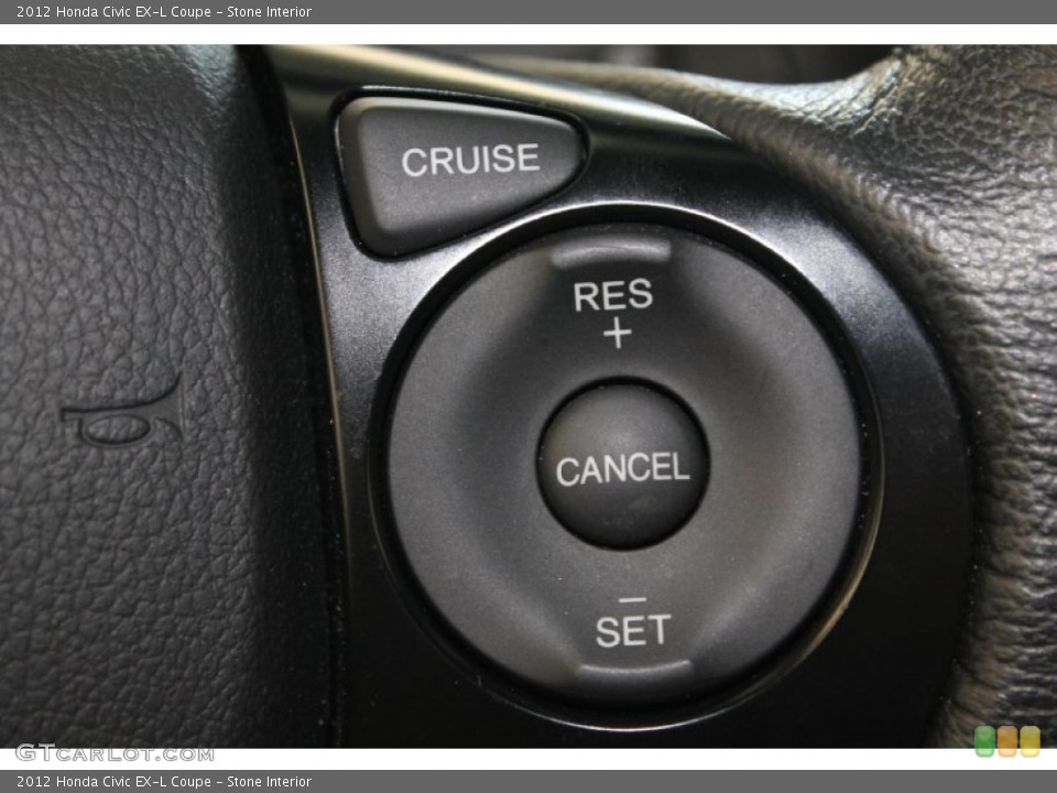 Stone Interior Controls for the 2012 Honda Civic EX-L Coupe #82850078