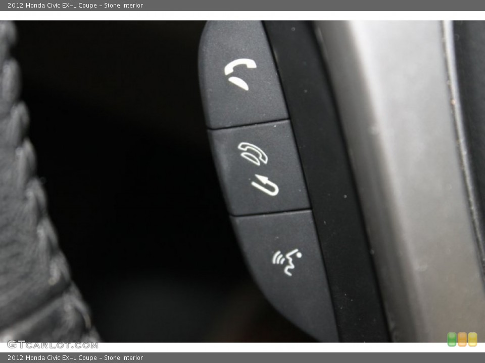 Stone Interior Controls for the 2012 Honda Civic EX-L Coupe #82850098