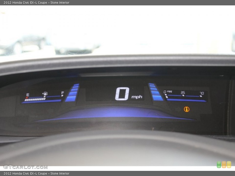 Stone Interior Gauges for the 2012 Honda Civic EX-L Coupe #82850123