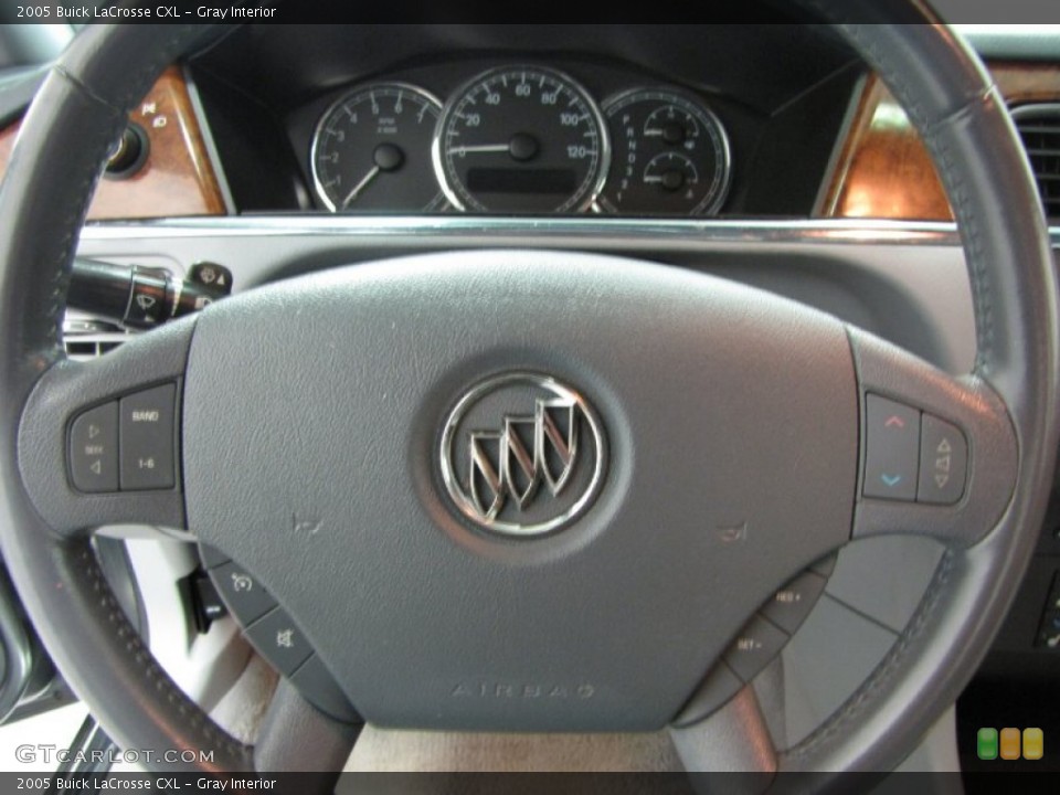 Gray Interior Steering Wheel for the 2005 Buick LaCrosse CXL #82851243