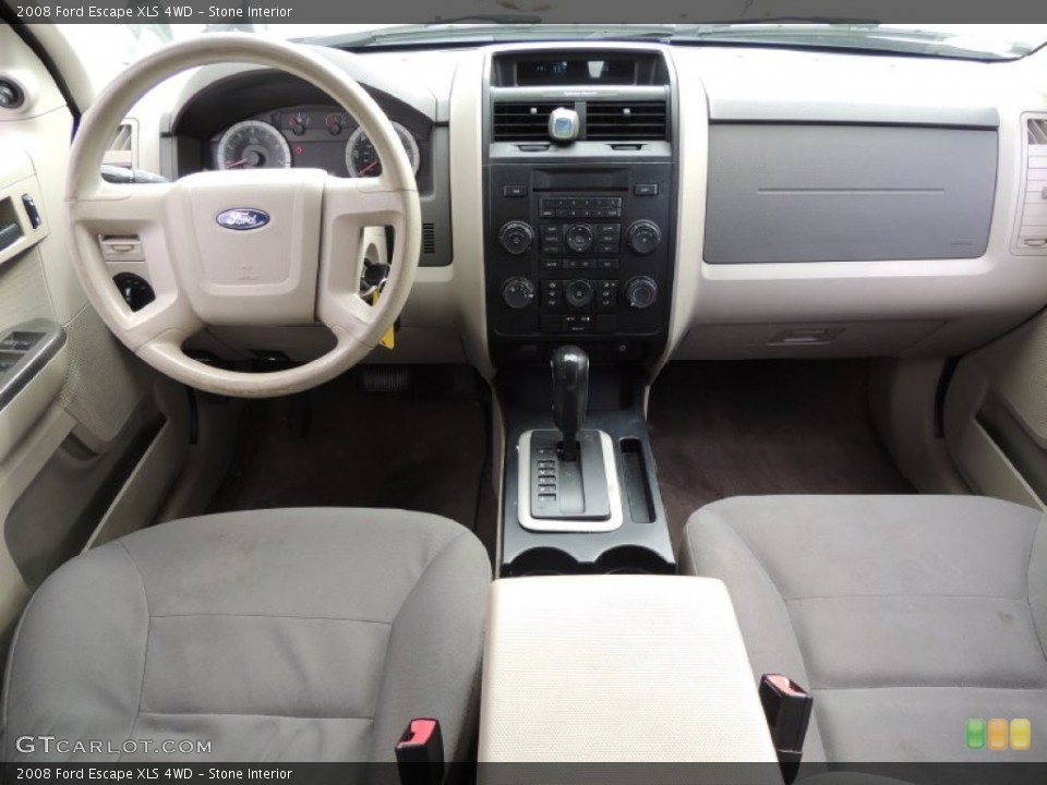 Stone Interior Dashboard for the 2008 Ford Escape XLS 4WD #82853311
