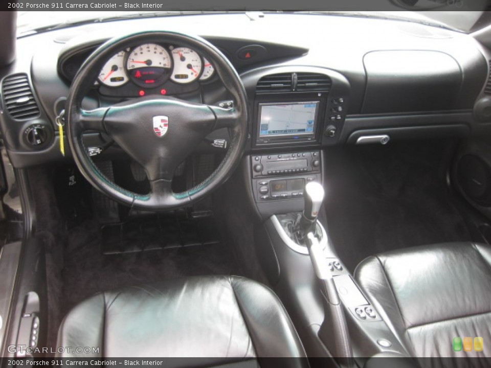 Black Interior Dashboard for the 2002 Porsche 911 Carrera Cabriolet #82855284