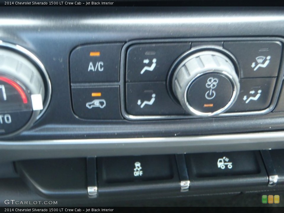 Jet Black Interior Controls for the 2014 Chevrolet Silverado 1500 LT Crew Cab #82855502