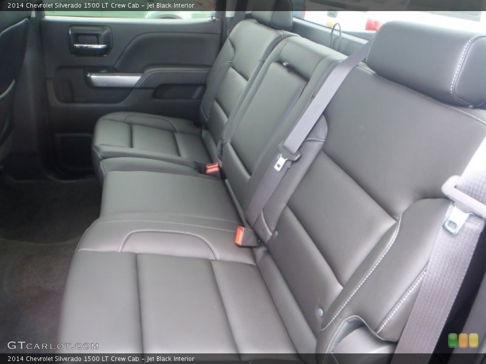 Jet Black Interior Rear Seat for the 2014 Chevrolet Silverado 1500 LT Crew Cab #82855544