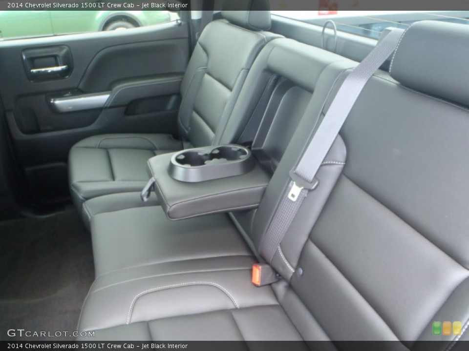 Jet Black Interior Rear Seat for the 2014 Chevrolet Silverado 1500 LT Crew Cab #82855571