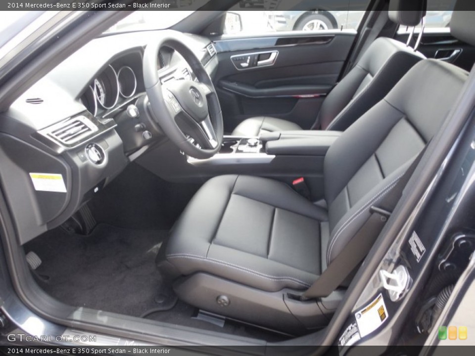 Black Interior Photo for the 2014 Mercedes-Benz E 350 Sport Sedan #82857377