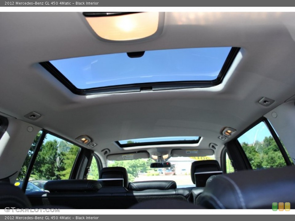 Black Interior Sunroof for the 2012 Mercedes-Benz GL 450 4Matic #82857600