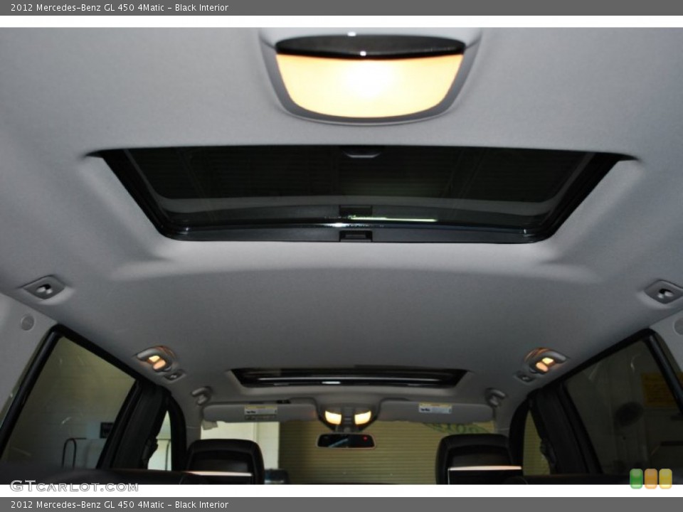 Black Interior Sunroof for the 2012 Mercedes-Benz GL 450 4Matic #82858010