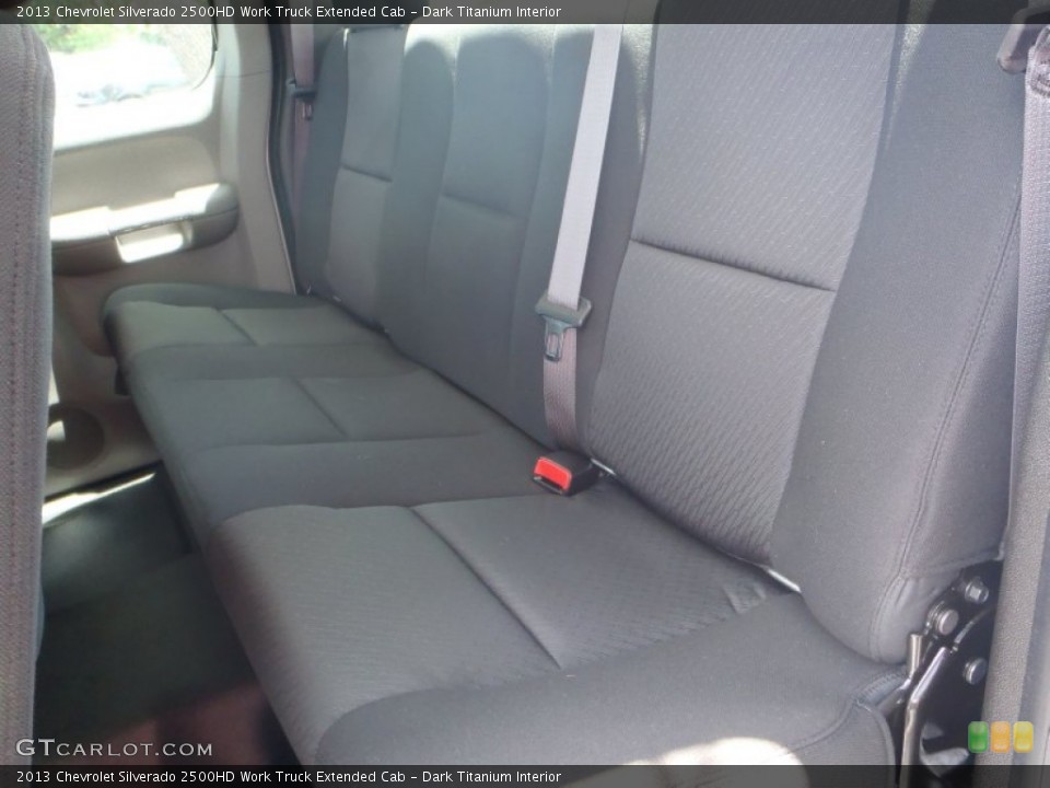 Dark Titanium Interior Rear Seat for the 2013 Chevrolet Silverado 2500HD Work Truck Extended Cab #82858059