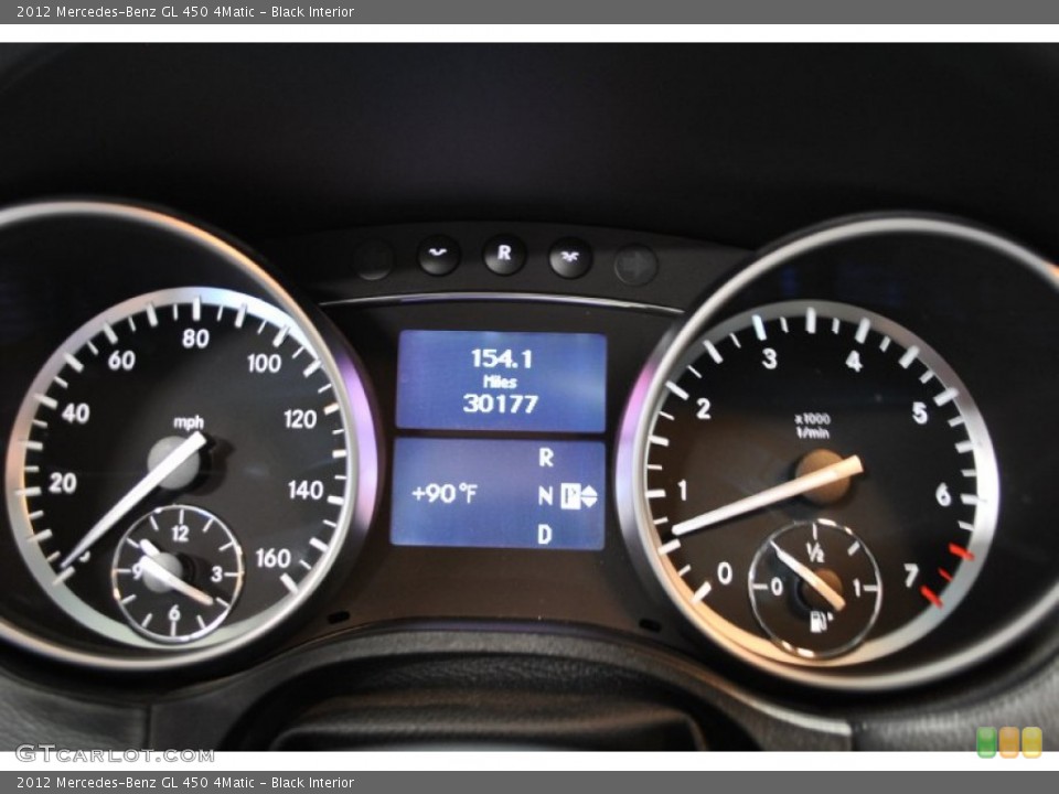 Black Interior Gauges for the 2012 Mercedes-Benz GL 450 4Matic #82858124