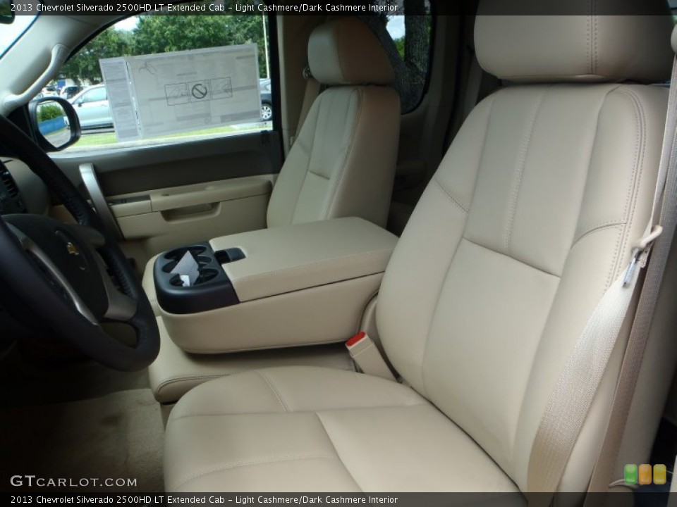 Light Cashmere/Dark Cashmere Interior Front Seat for the 2013 Chevrolet Silverado 2500HD LT Extended Cab #82858955