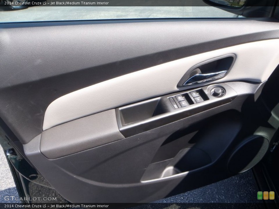 Jet Black/Medium Titanium Interior Door Panel for the 2014 Chevrolet Cruze LS #82860148