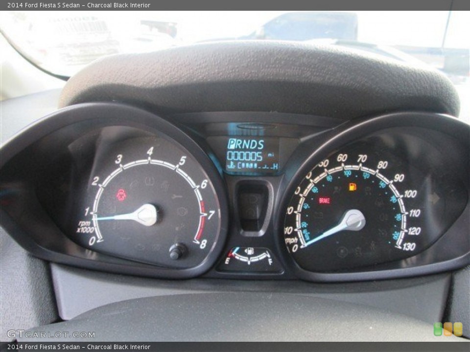 Charcoal Black Interior Gauges for the 2014 Ford Fiesta S Sedan #82861991