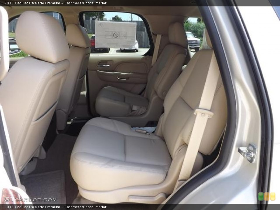 Cashmere/Cocoa Interior Rear Seat for the 2013 Cadillac Escalade Premium #82864596