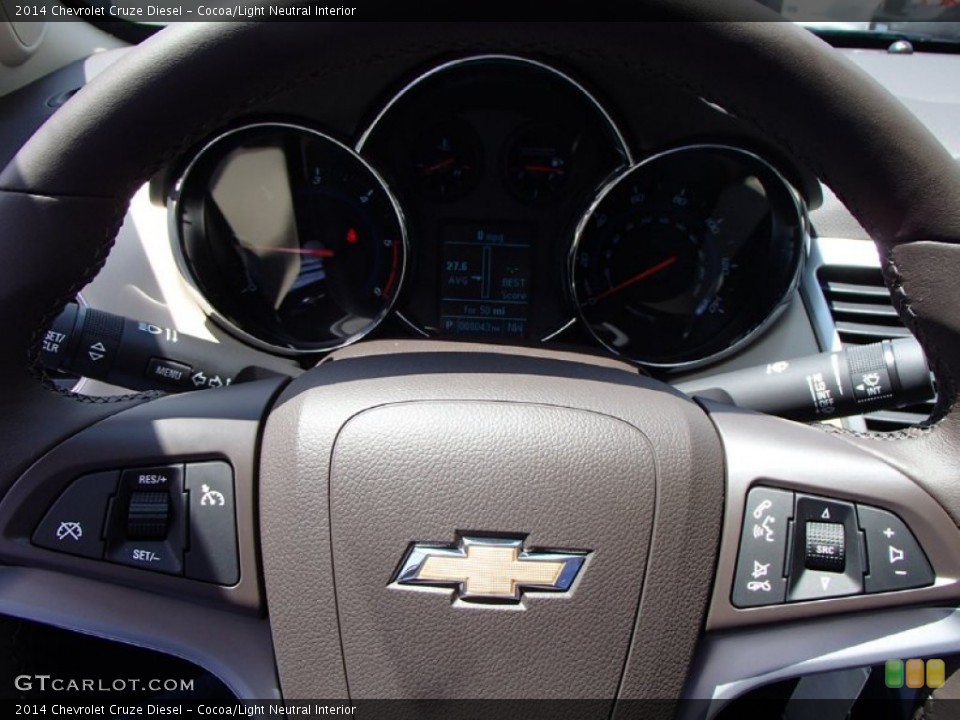 Cocoa/Light Neutral Interior Controls for the 2014 Chevrolet Cruze Diesel #82865900