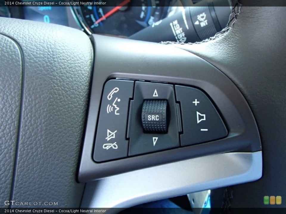 Cocoa/Light Neutral Interior Controls for the 2014 Chevrolet Cruze Diesel #82866062