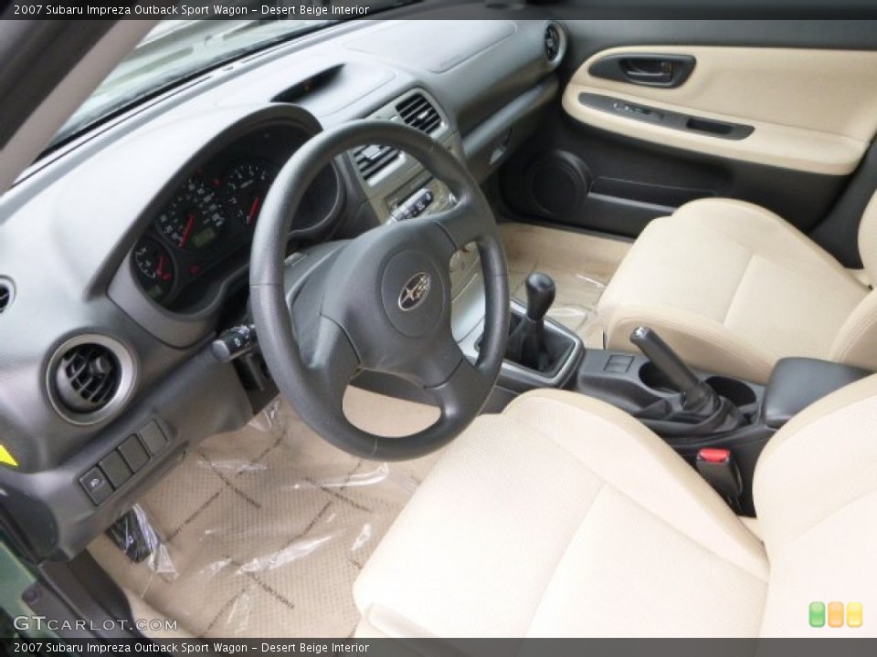 Desert Beige Interior Front Seat for the 2007 Subaru Impreza Outback Sport Wagon #82867000
