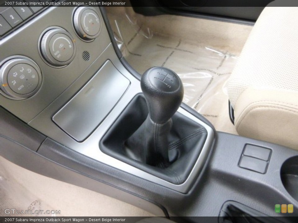 Desert Beige Interior Transmission for the 2007 Subaru Impreza Outback Sport Wagon #82867018