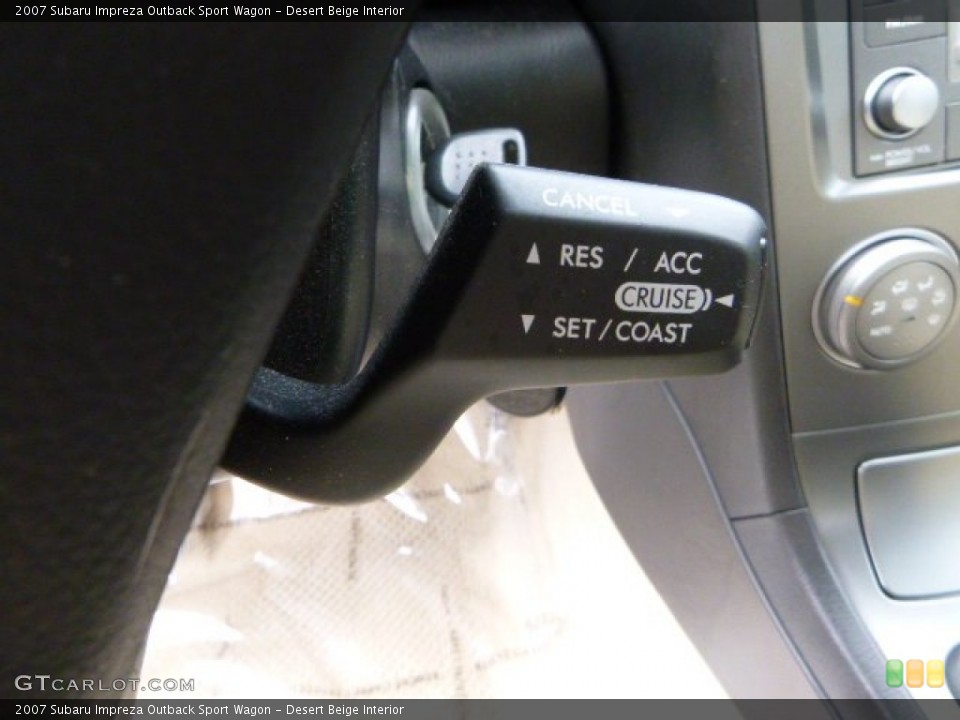 Desert Beige Interior Controls for the 2007 Subaru Impreza Outback Sport Wagon #82867032
