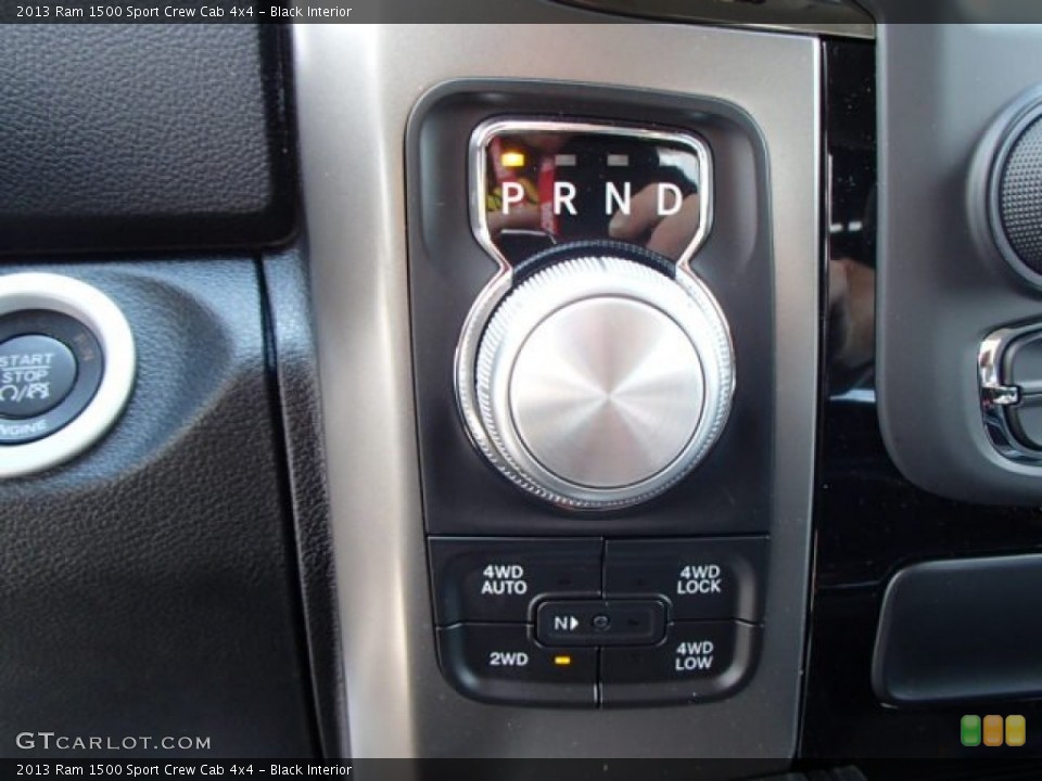 Black Interior Transmission for the 2013 Ram 1500 Sport Crew Cab 4x4 #82867944