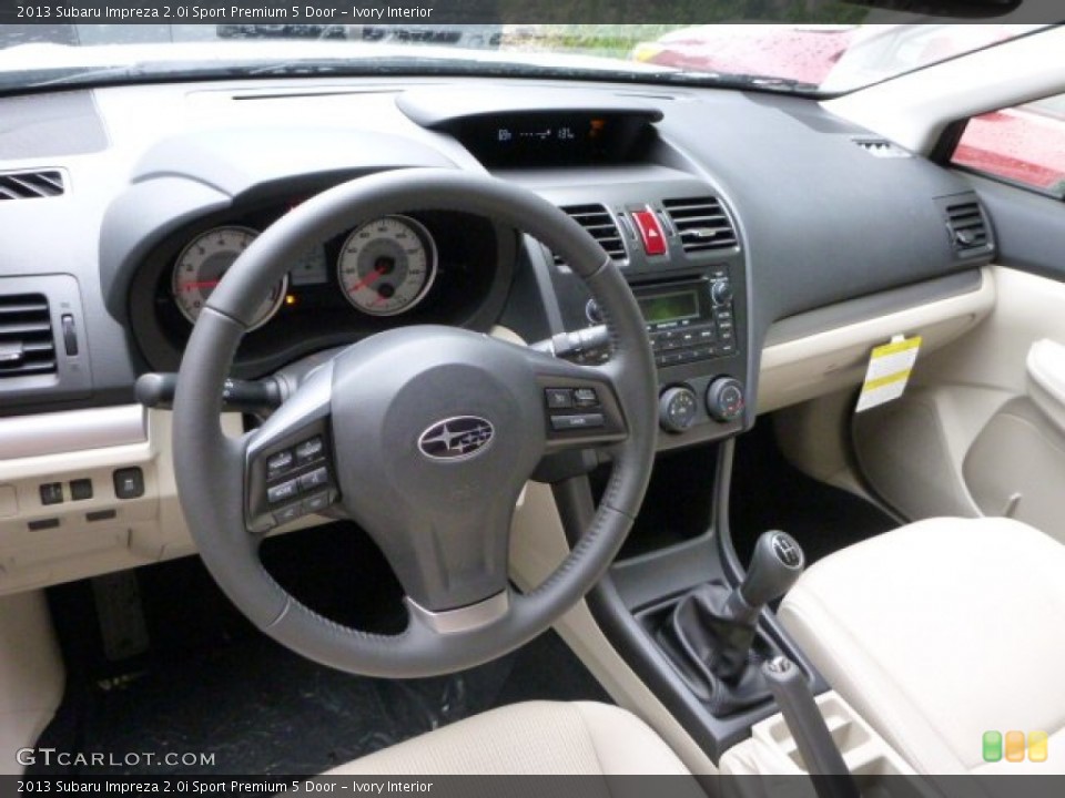 Ivory Interior Dashboard for the 2013 Subaru Impreza 2.0i Sport Premium 5 Door #82873641