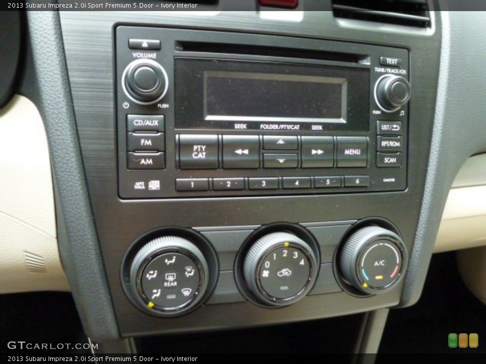 Ivory Interior Controls for the 2013 Subaru Impreza 2.0i Sport Premium 5 Door #82873742