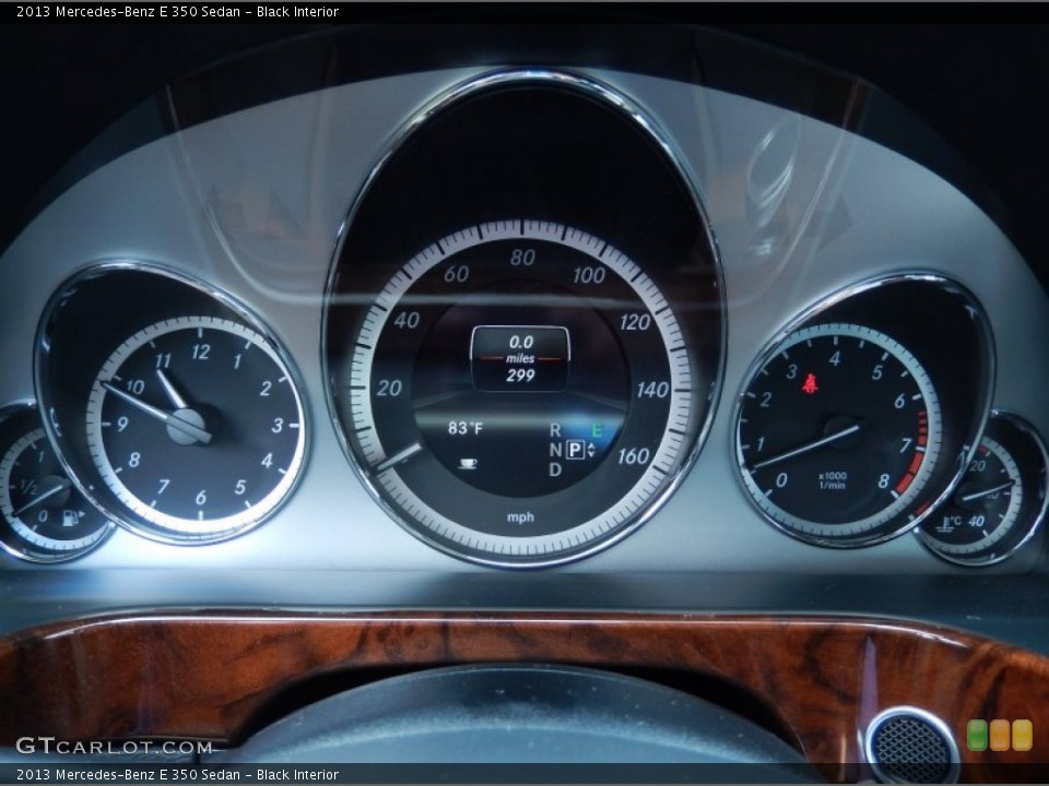 Black Interior Gauges for the 2013 Mercedes-Benz E 350 Sedan #82874964