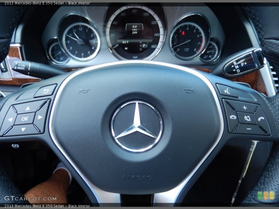 Black Interior Steering Wheel for the 2013 Mercedes-Benz E 350 Sedan #82875047