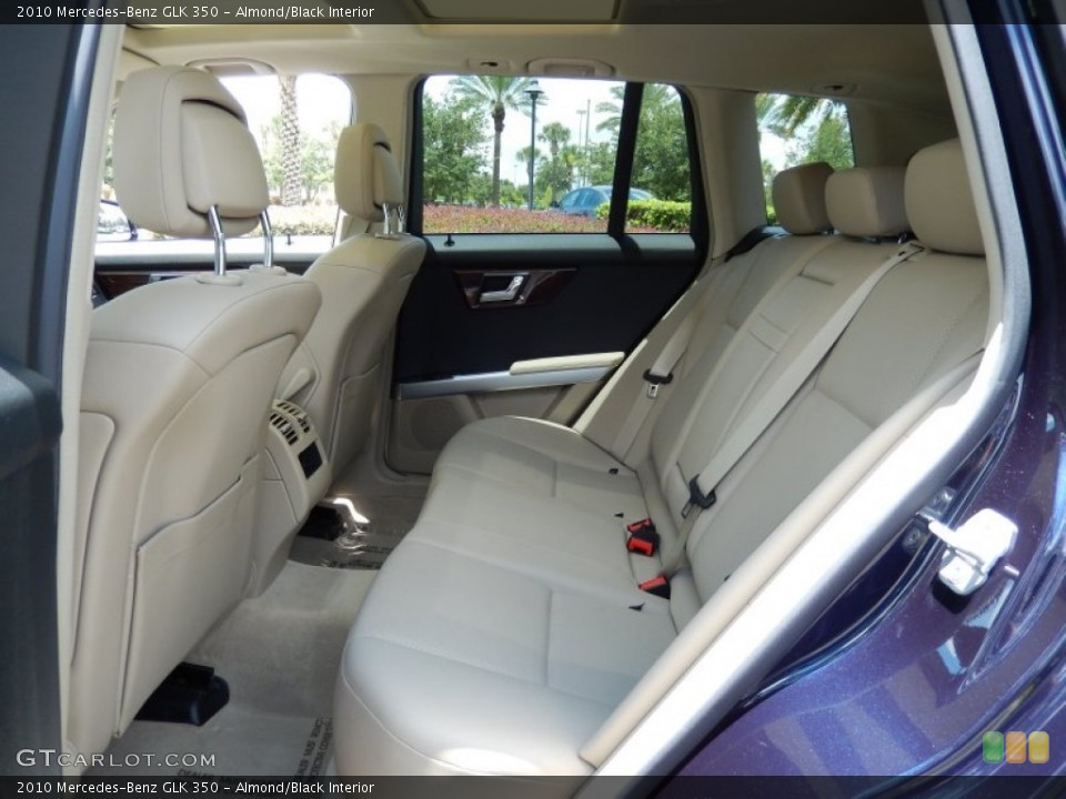 Almond/Black Interior Rear Seat for the 2010 Mercedes-Benz GLK 350 #82877762