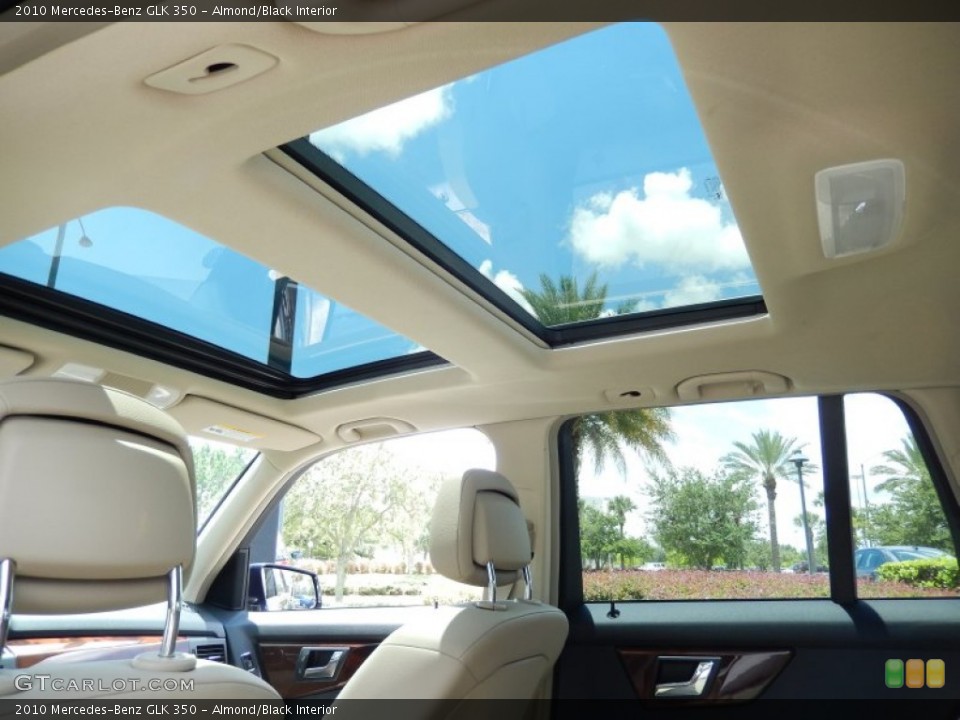 Almond/Black Interior Sunroof for the 2010 Mercedes-Benz GLK 350 #82877834