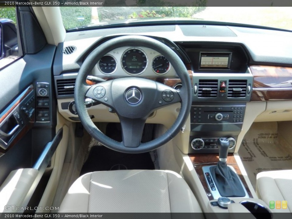 Almond/Black Interior Steering Wheel for the 2010 Mercedes-Benz GLK 350 #82877888