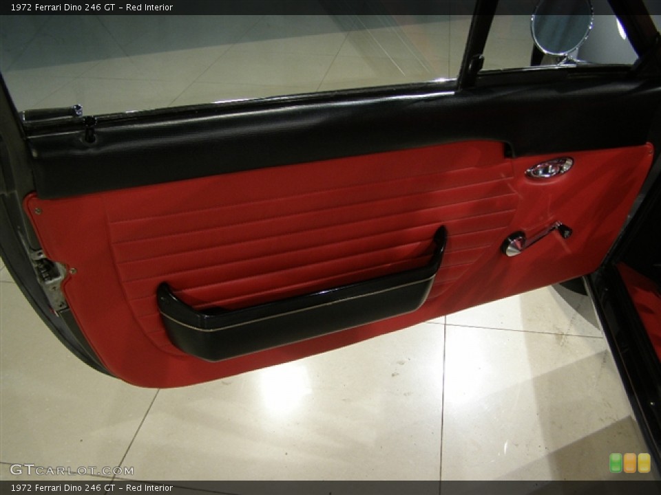 Red Interior Door Panel for the 1972 Ferrari Dino 246 GT #82878