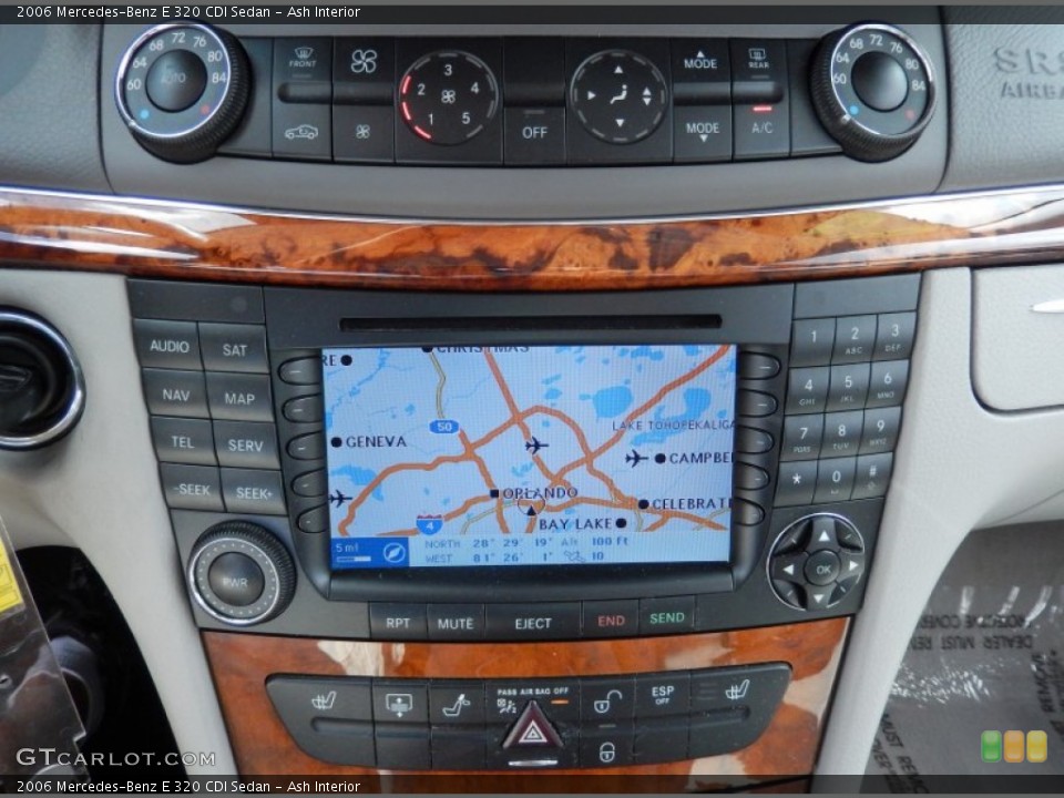 Ash Interior Navigation for the 2006 Mercedes-Benz E 320 CDI Sedan #82880973