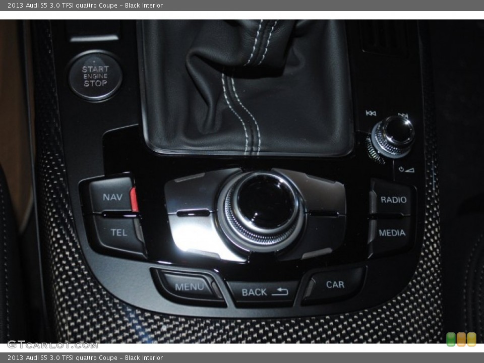 Black Interior Controls for the 2013 Audi S5 3.0 TFSI quattro Coupe #82882760