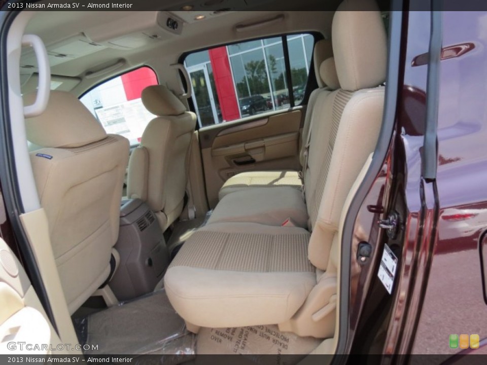 Almond Interior Rear Seat for the 2013 Nissan Armada SV #82882910