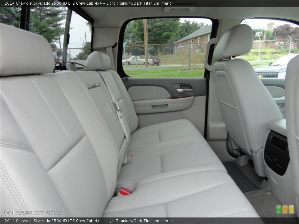 Light Titanium/Dark Titanium Interior Rear Seat for the 2014 Chevrolet Silverado 2500HD LTZ Crew Cab 4x4 #82884965