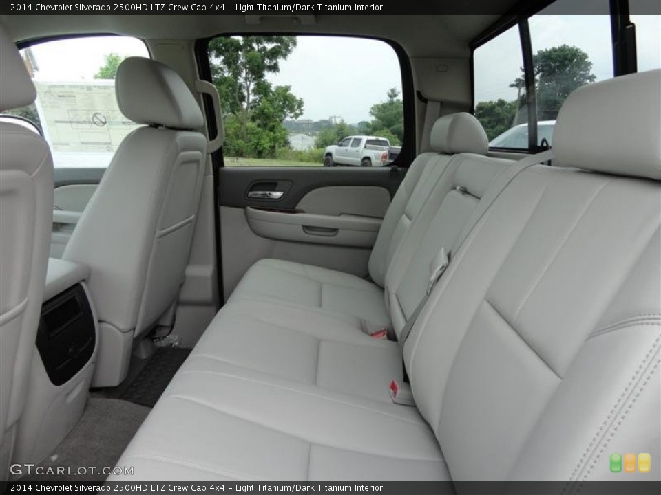 Light Titanium/Dark Titanium Interior Rear Seat for the 2014 Chevrolet Silverado 2500HD LTZ Crew Cab 4x4 #82884981