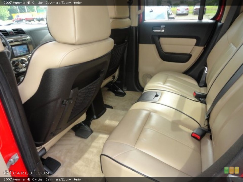 Light Cashmere/Ebony Interior Rear Seat for the 2007 Hummer H3 X #82885961