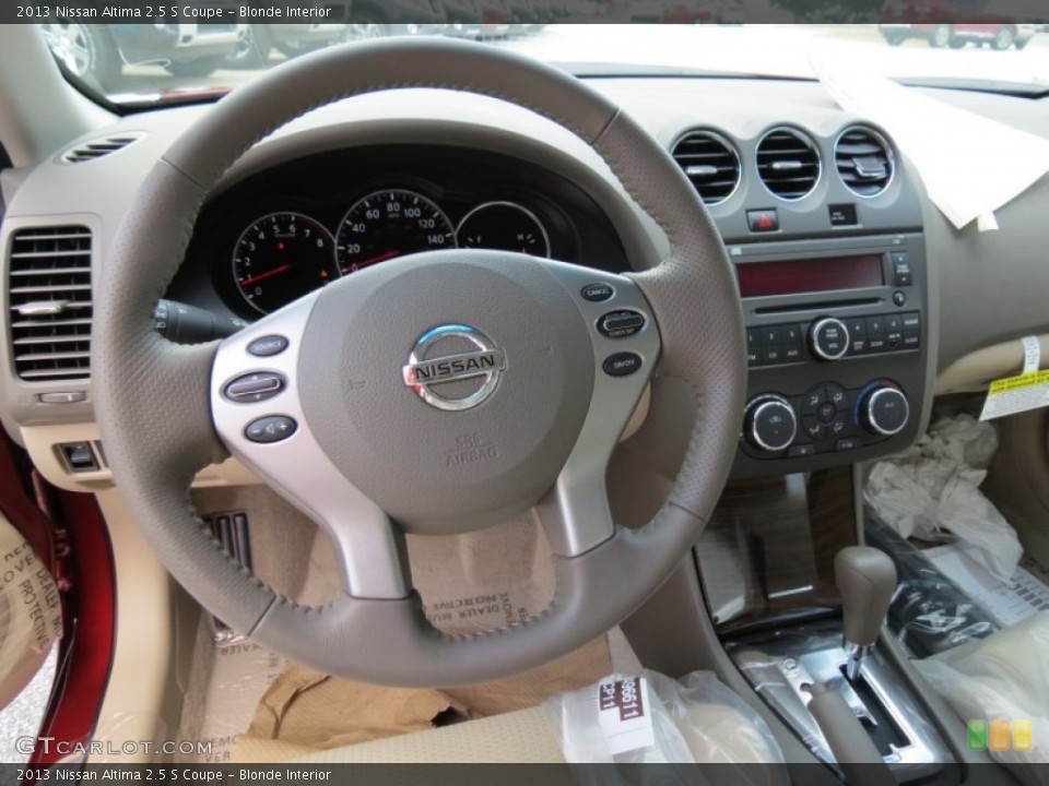 Blonde Interior Steering Wheel for the 2013 Nissan Altima 2.5 S Coupe #82887132