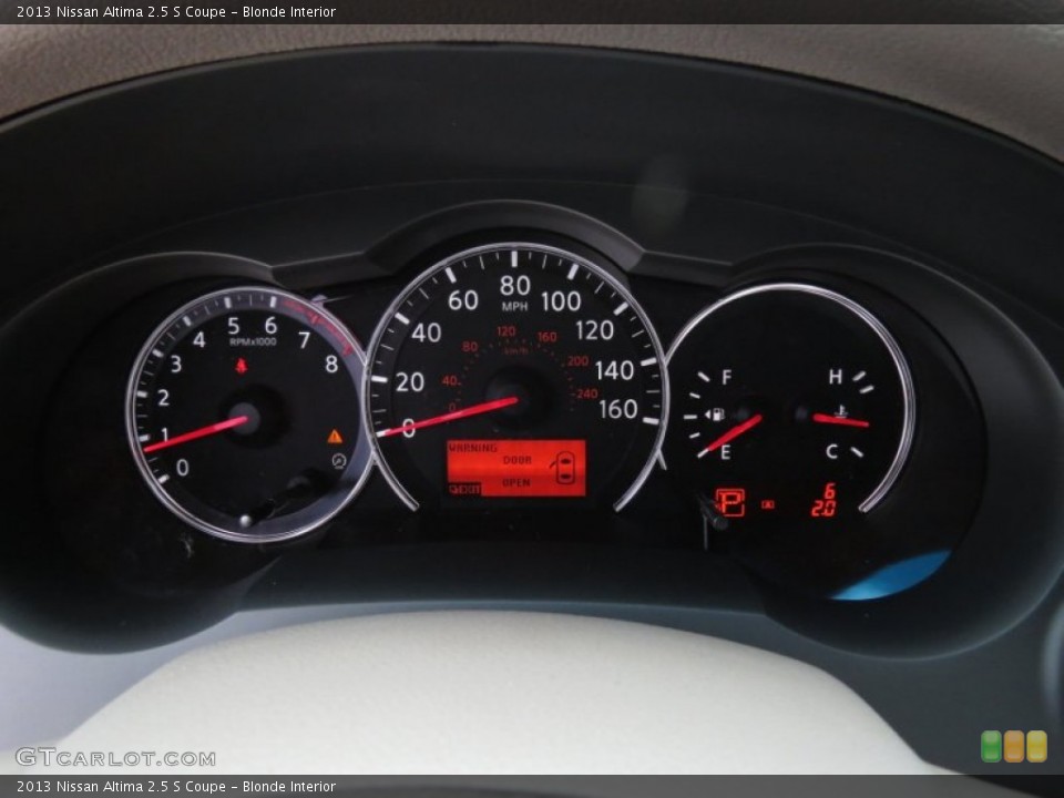 Blonde Interior Gauges for the 2013 Nissan Altima 2.5 S Coupe #82887165