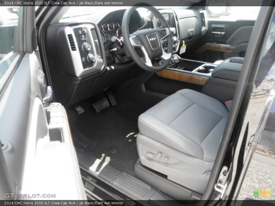 Jet Black/Dark Ash Interior Prime Interior for the 2014 GMC Sierra 1500 SLT Crew Cab 4x4 #82888019