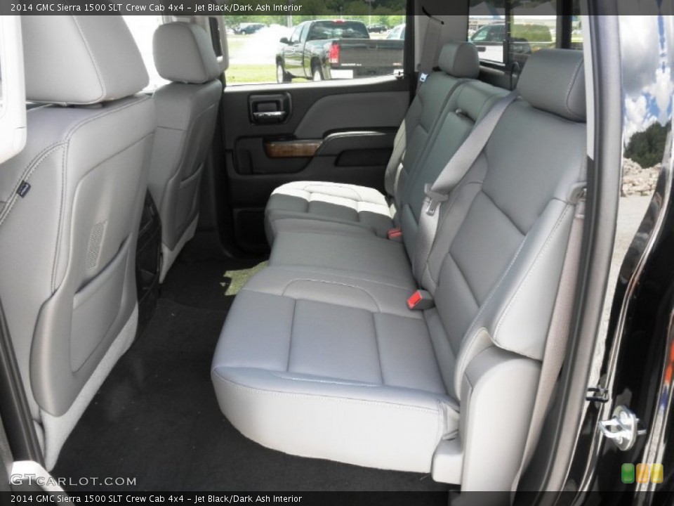 Jet Black/Dark Ash Interior Rear Seat for the 2014 GMC Sierra 1500 SLT Crew Cab 4x4 #82888349
