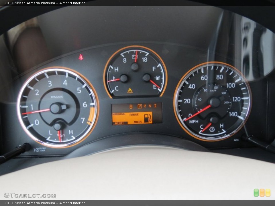 Almond Interior Gauges for the 2013 Nissan Armada Platinum #82888358