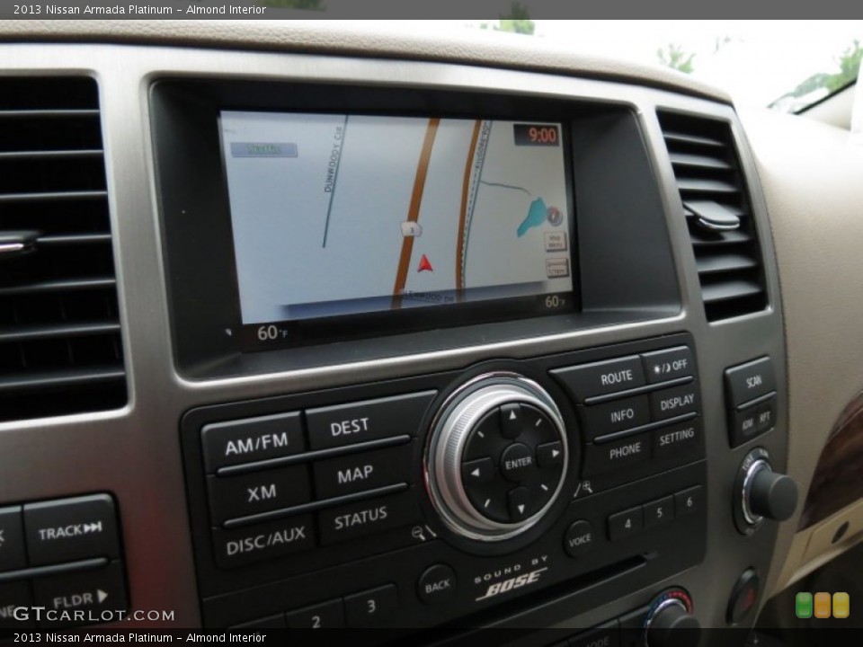 Almond Interior Navigation for the 2013 Nissan Armada Platinum #82888370